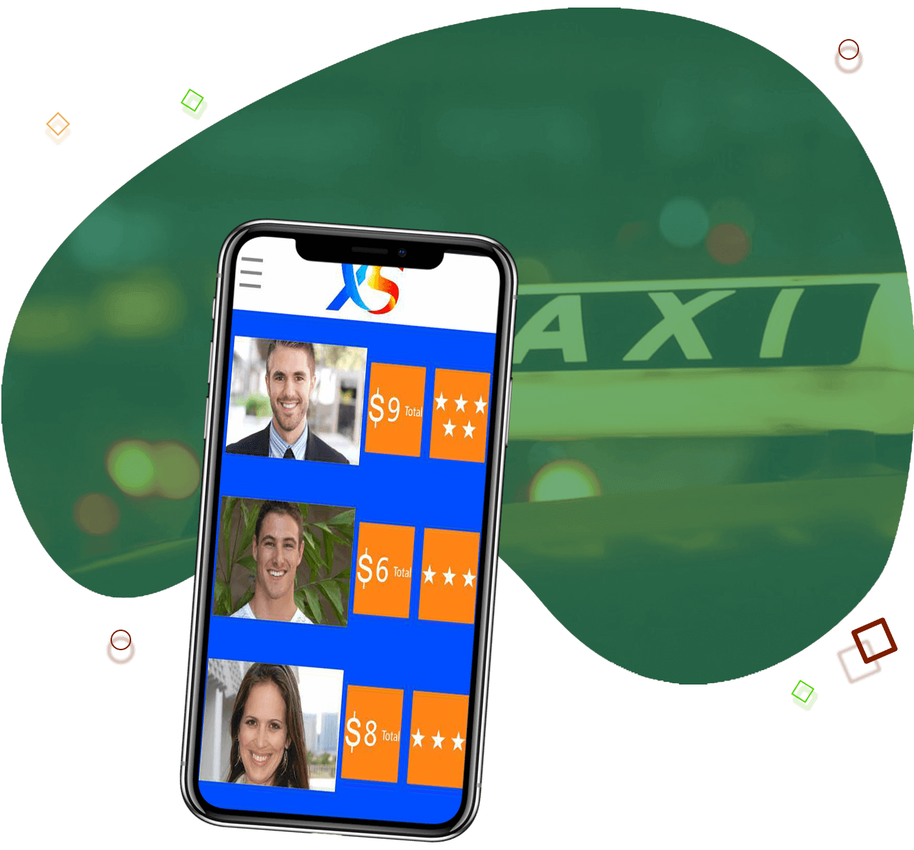 mobile-based cab booking app