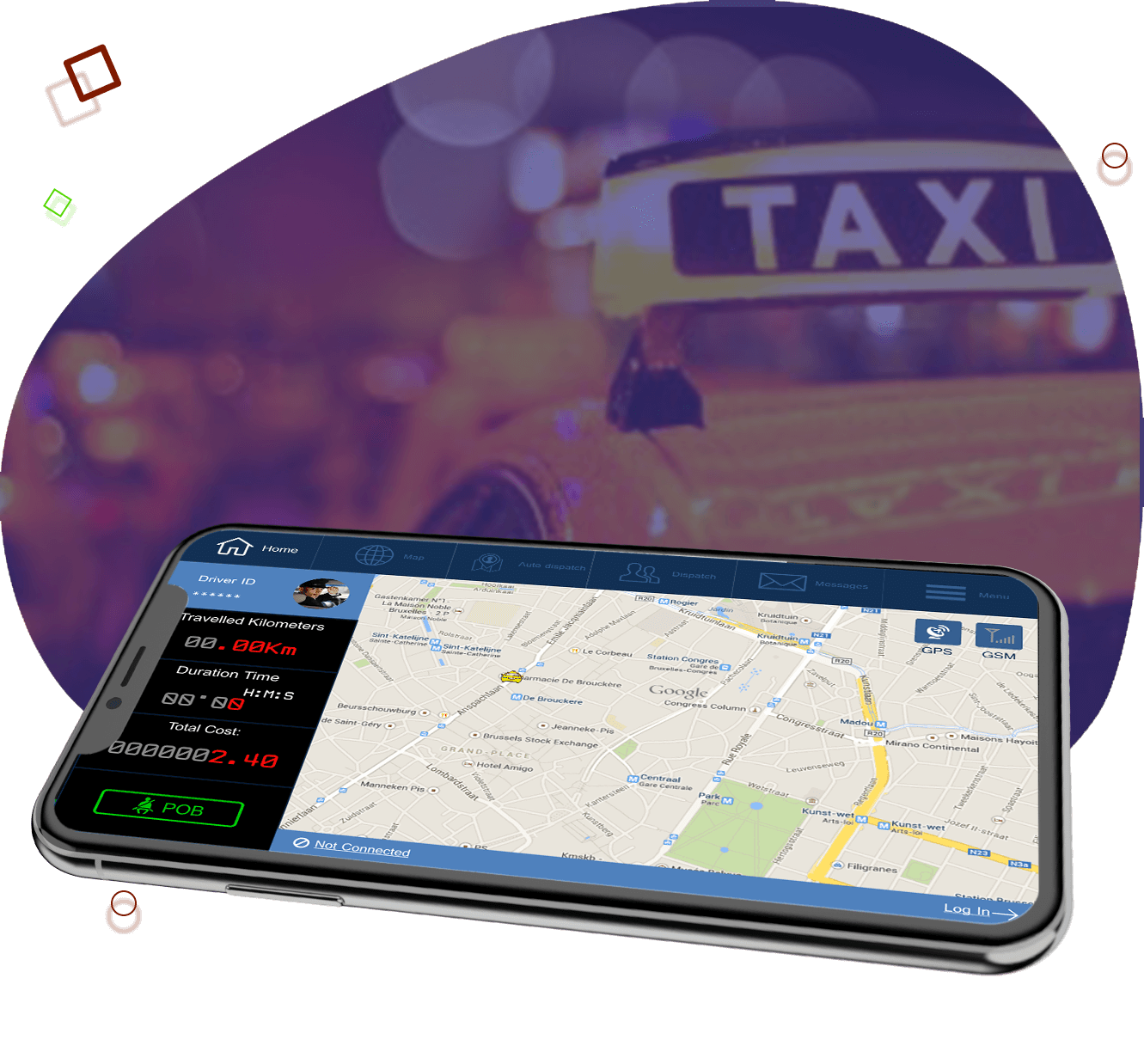 Features Taxi Booking App Development