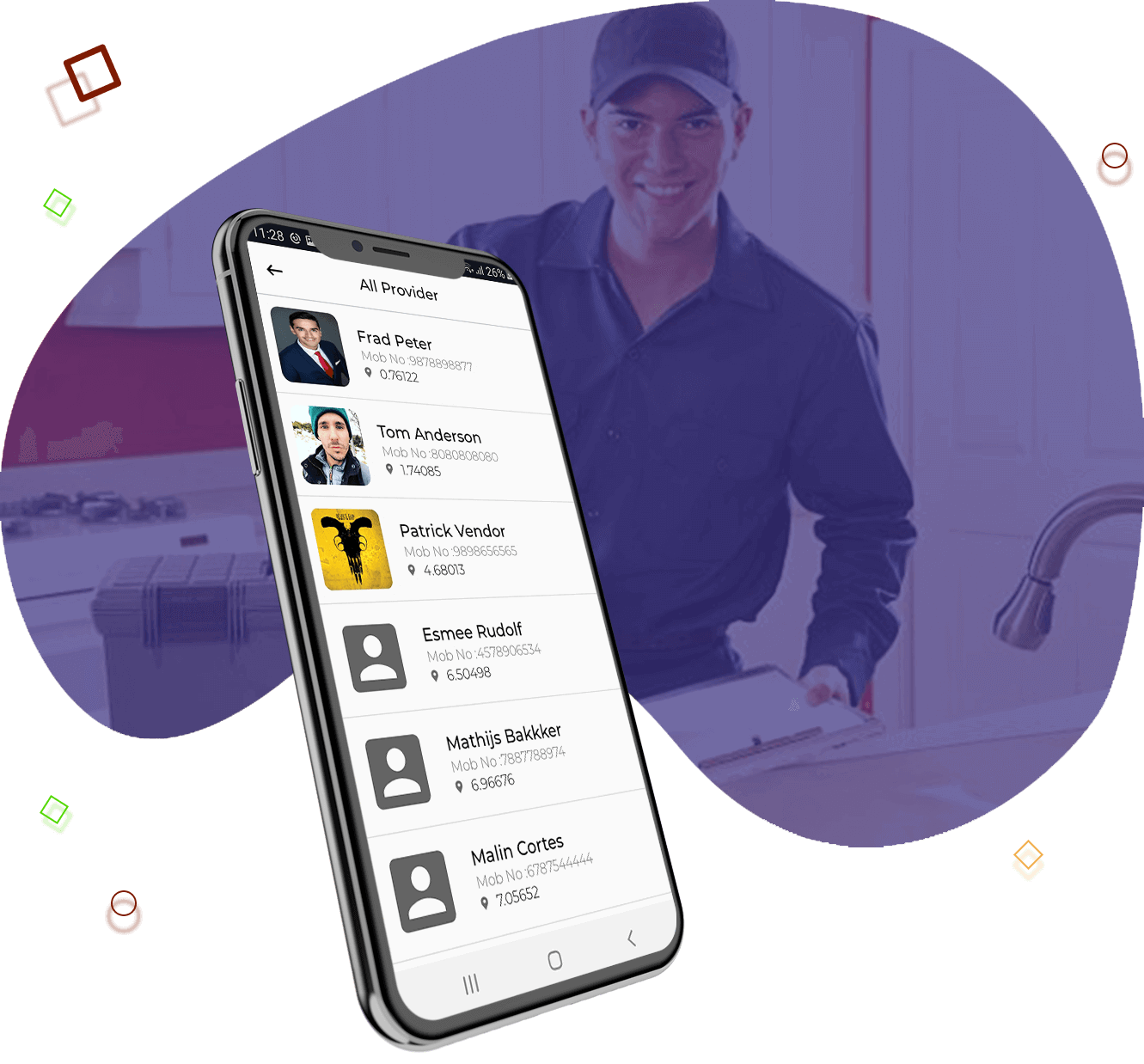 App For Uber Plumbers Features