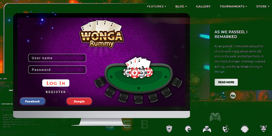 Website design - How to plan an attractive and engaging website for rummy?