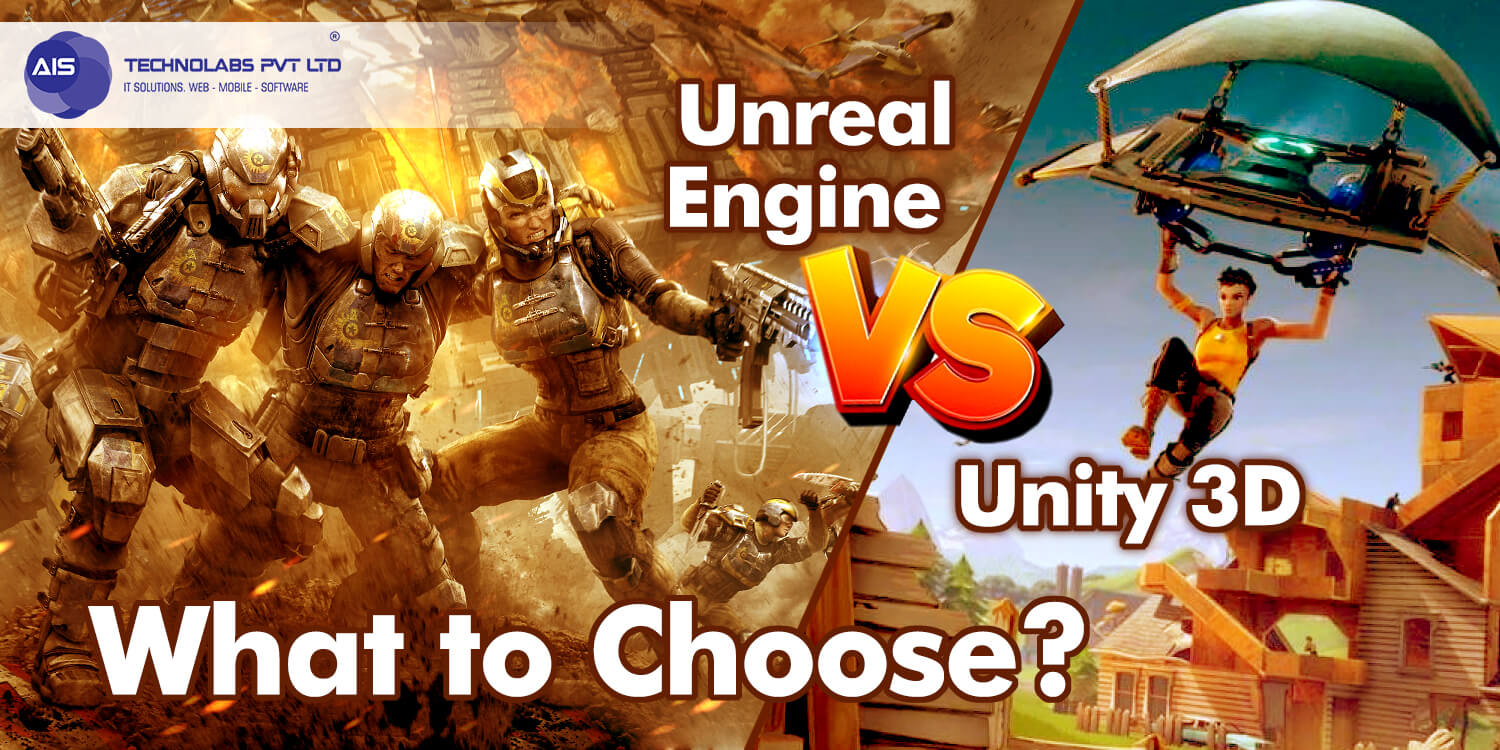 Featuer Image Unreal Engine vs Unity 3D Games Development What to Choose