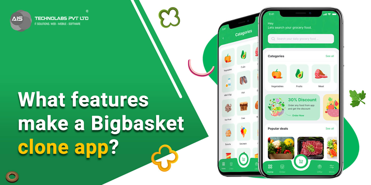 What features make a Bigbasket clone app?