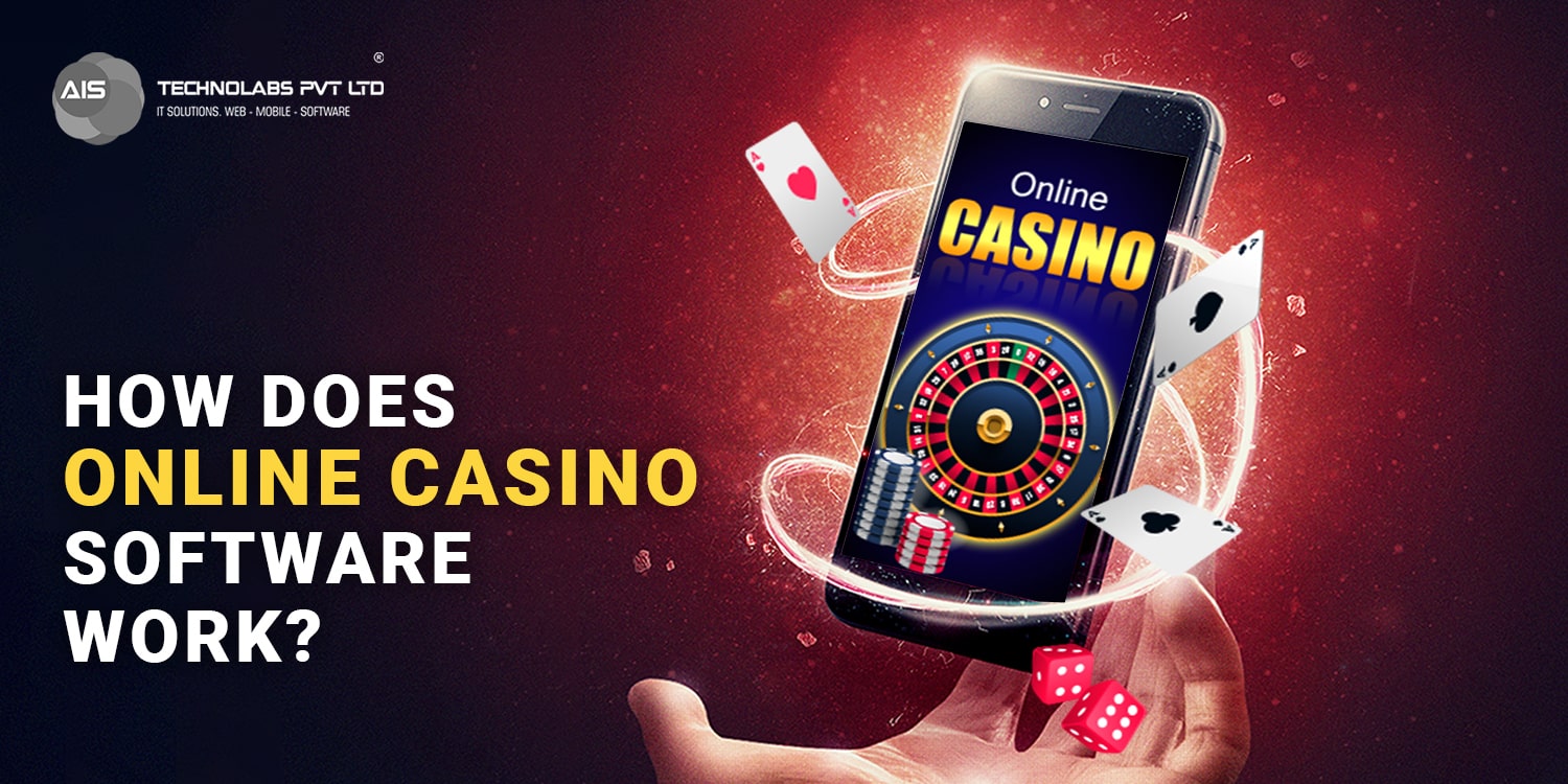 How does online casino software work?